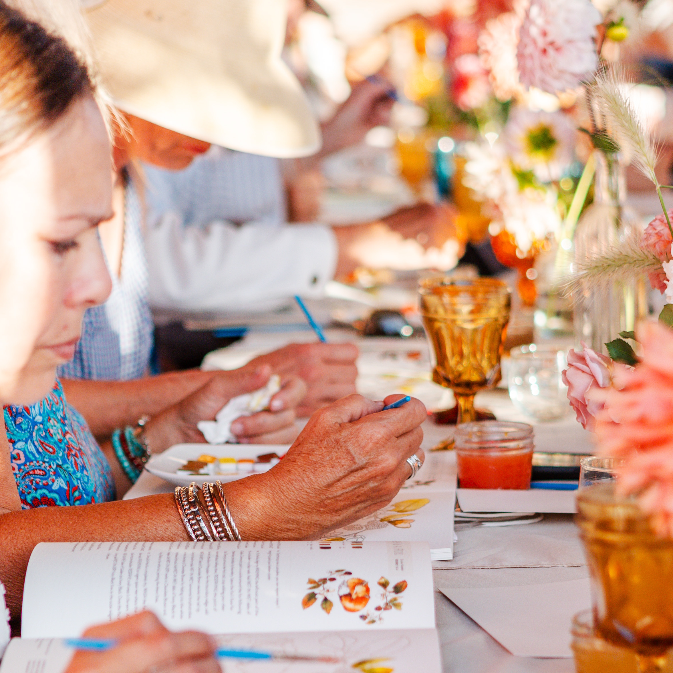 An Afternoon of Pansies: Gardening & Watercoloring the Spring Garden