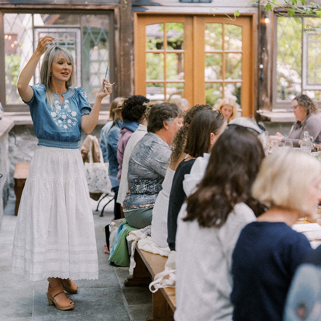 An Afternoon of Watercolor & Tea