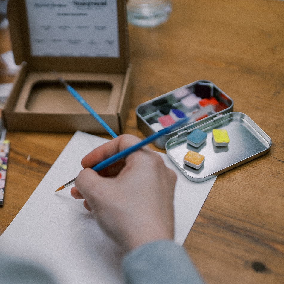 An Afternoon of Watercolor & Tea