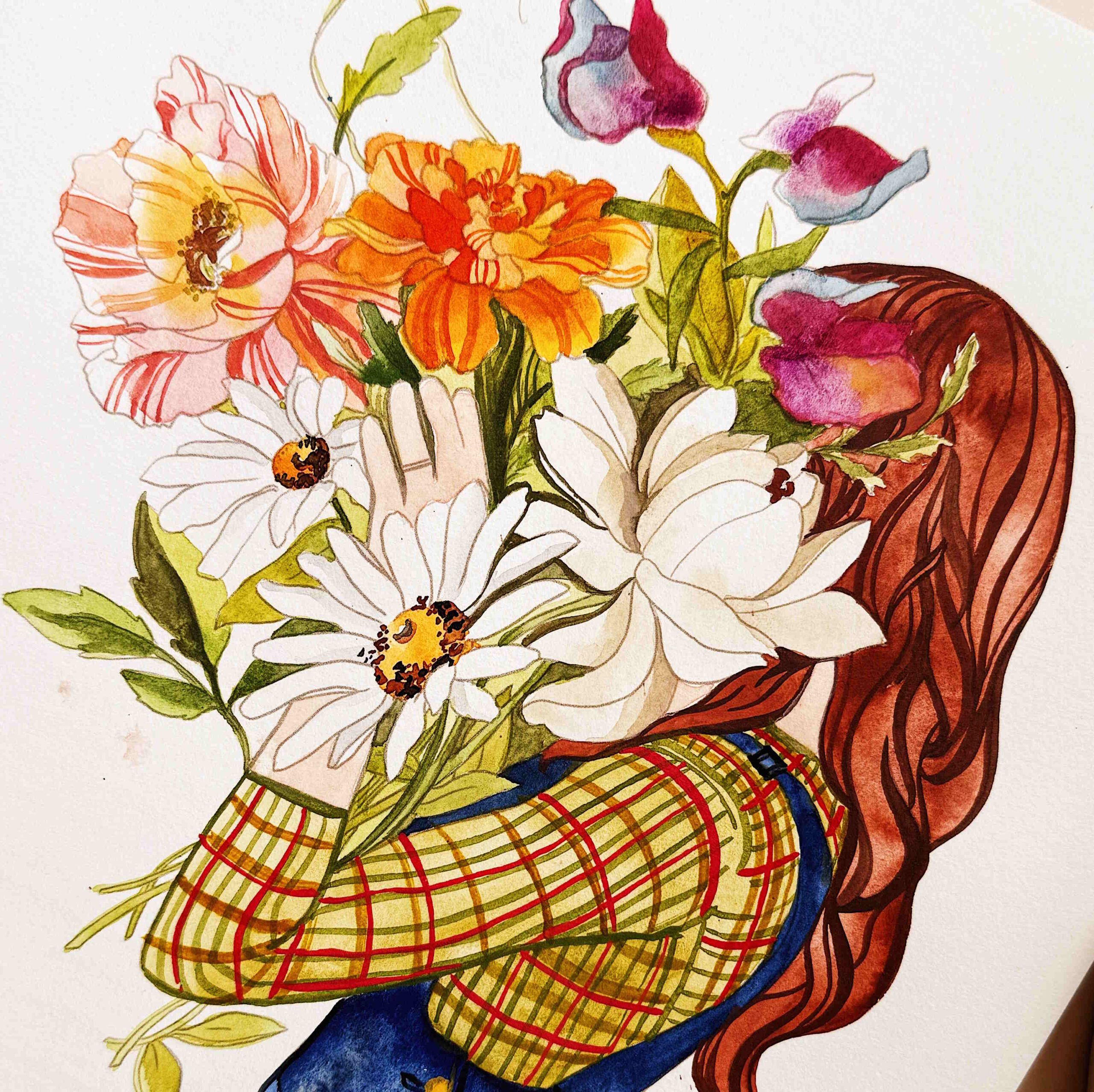 Autumn Watercolors in the Grape House