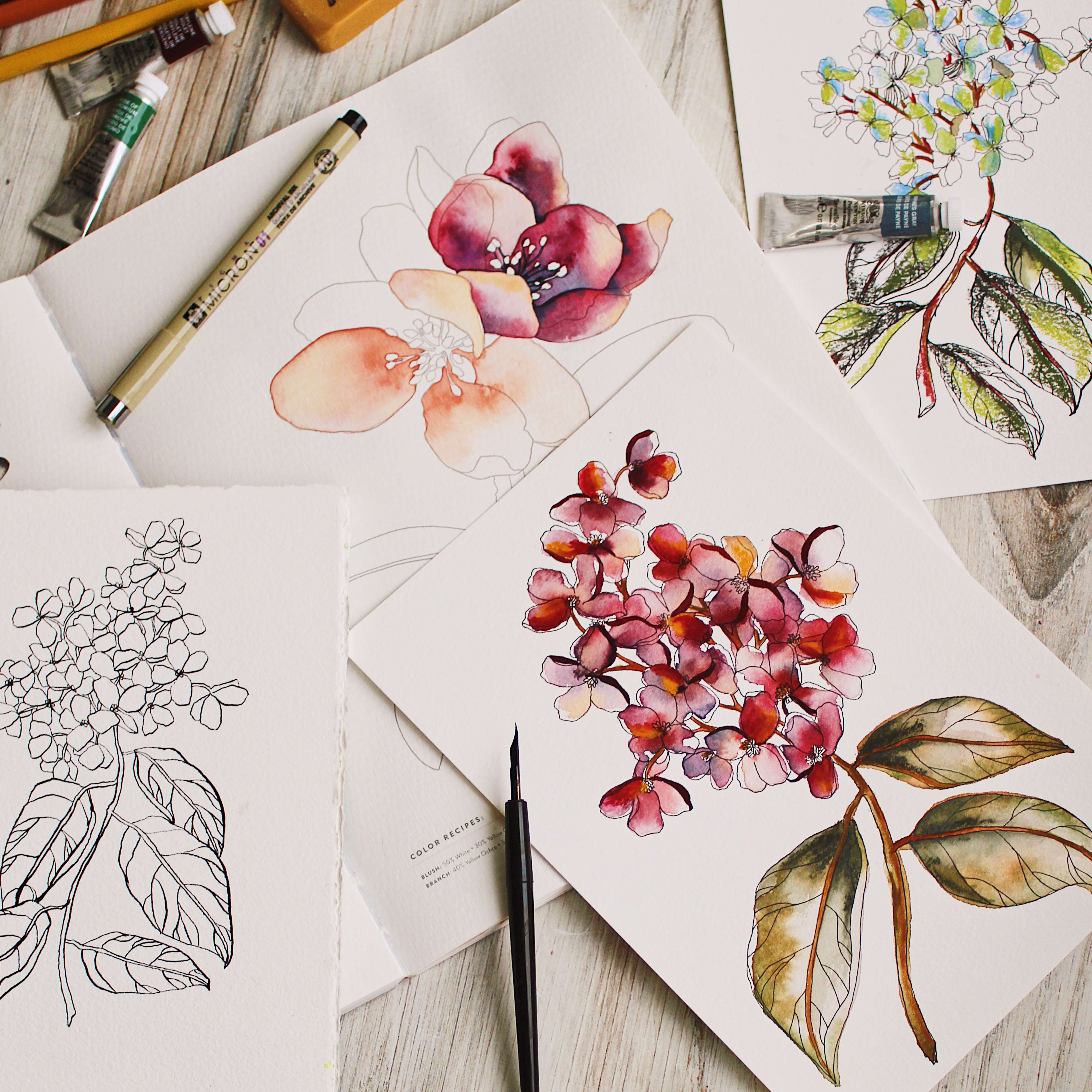 Blooms & Brushes: A Summer Evening of Hydrangeas