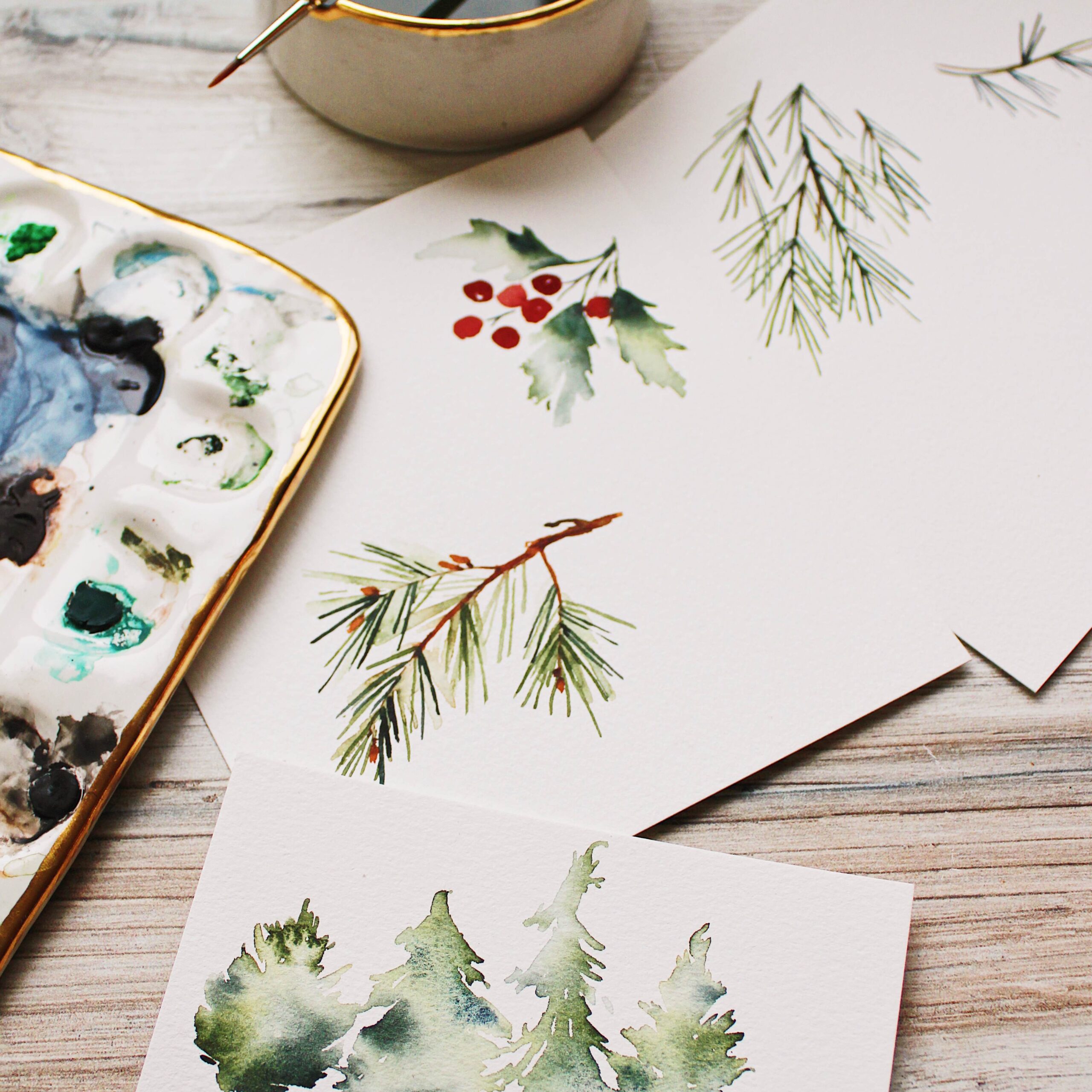 Winter Watercolors