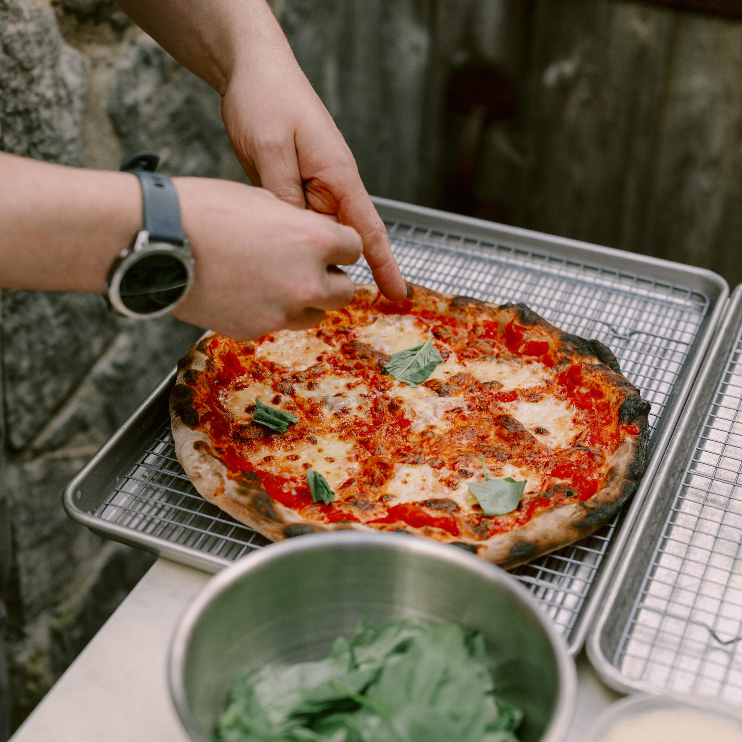 Seasonal Wood-Fired Pizza: Late Summer