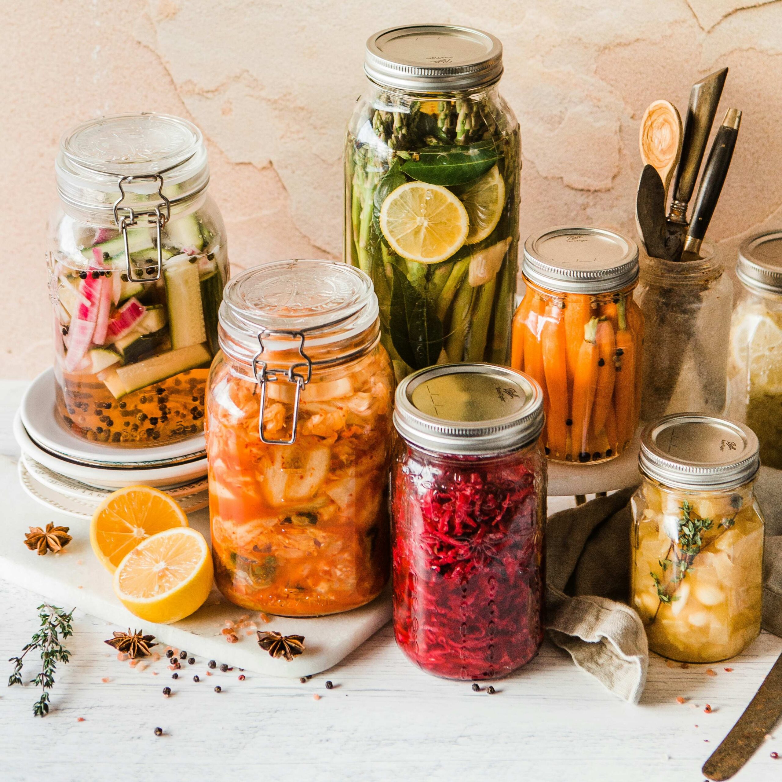 pickled vegetables, fermentation lauren feldman