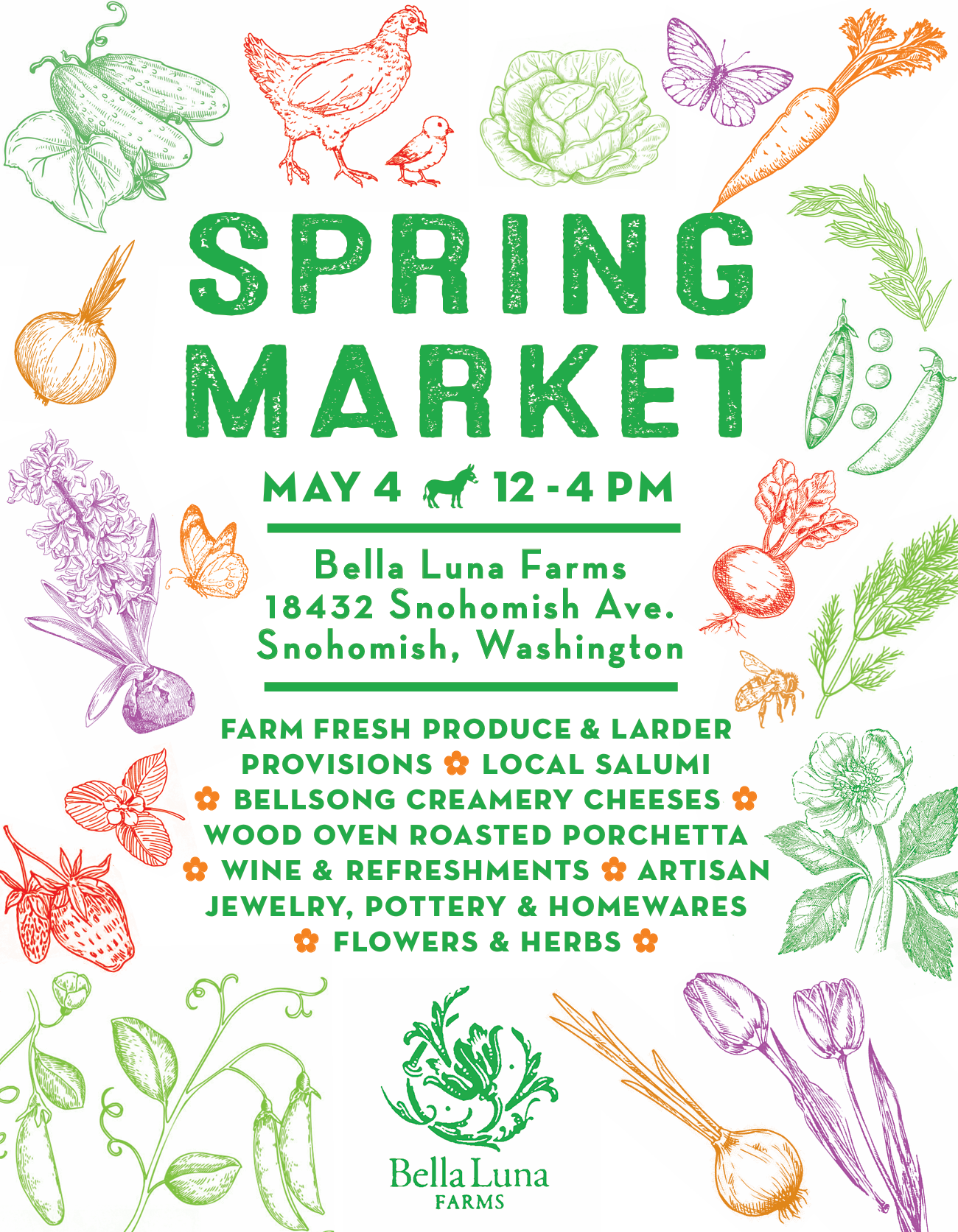 market poster - Bella Luna Farms